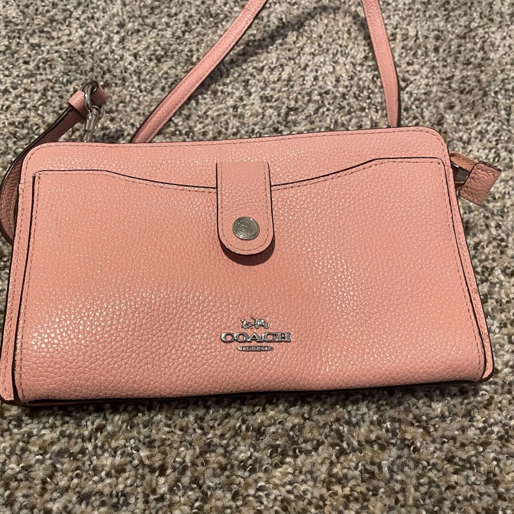 Coach, crossbody purse.